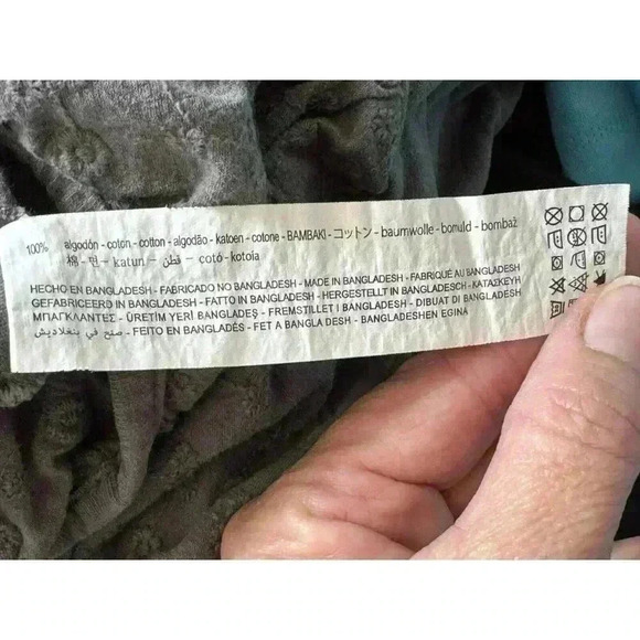 Zara PUFF Sleeve Top Gray Textured GIRL'S Size 2-3 Yrs Toddler Floral Cottage - Picture 8 of 10